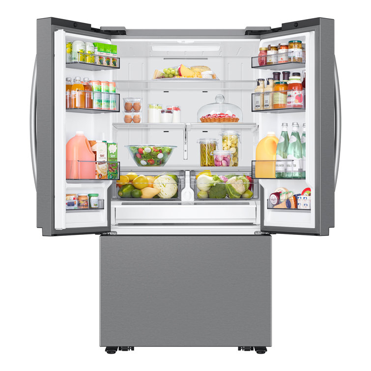 26.5 Cu Ft Stainless Steel Smart French Door Refrigerator with Ice Maker