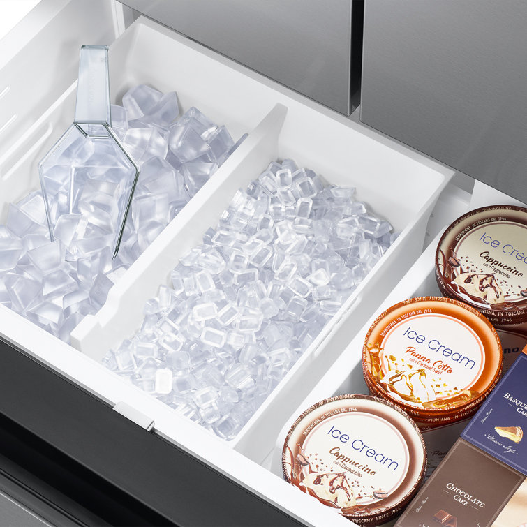 26.5 Cu Ft Stainless Steel Smart French Door Refrigerator with Ice Maker