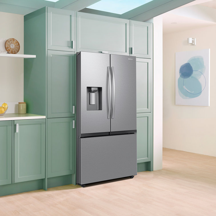 26 Cu Ft Stainless Steel French Door Refrigerator with Dual Ice Makers