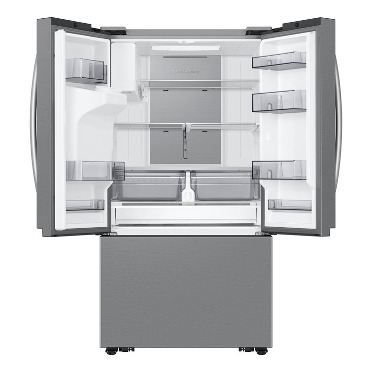 26 Cu Ft Stainless Steel French Door Refrigerator with Dual Ice Makers