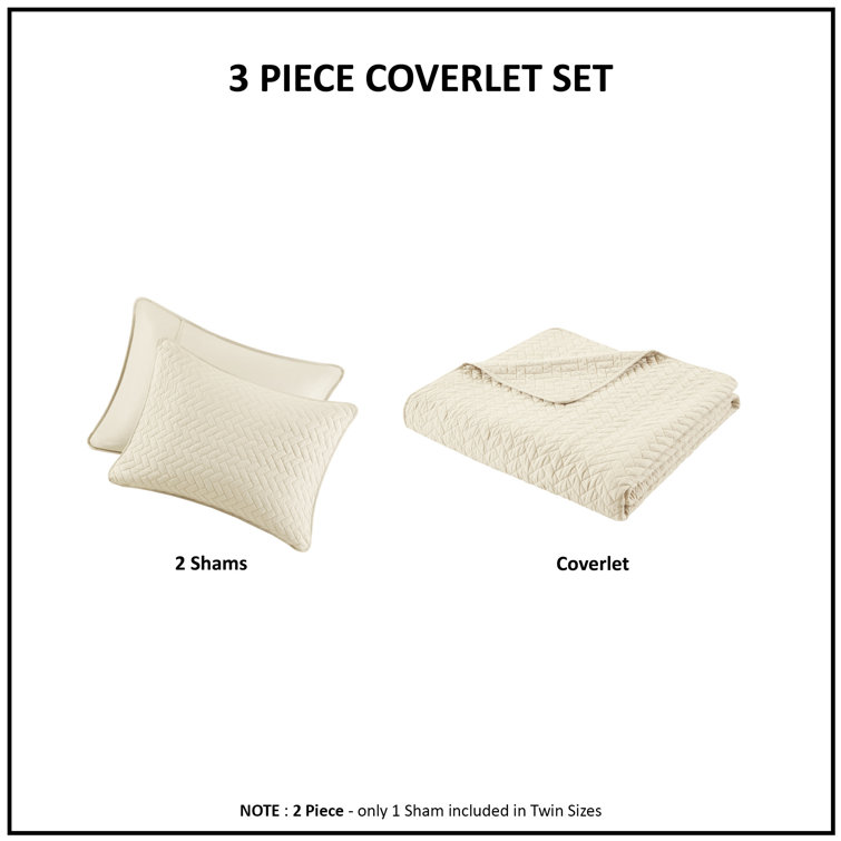Peacock Velvet King Quilt Set with Cotton Herringbone Pattern