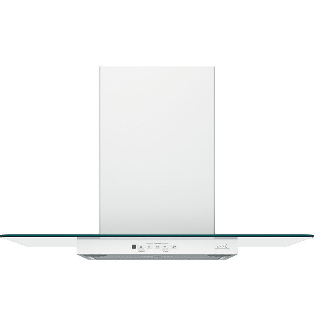 Matte White Stainless Steel Convertible Wall Mount Range Hood