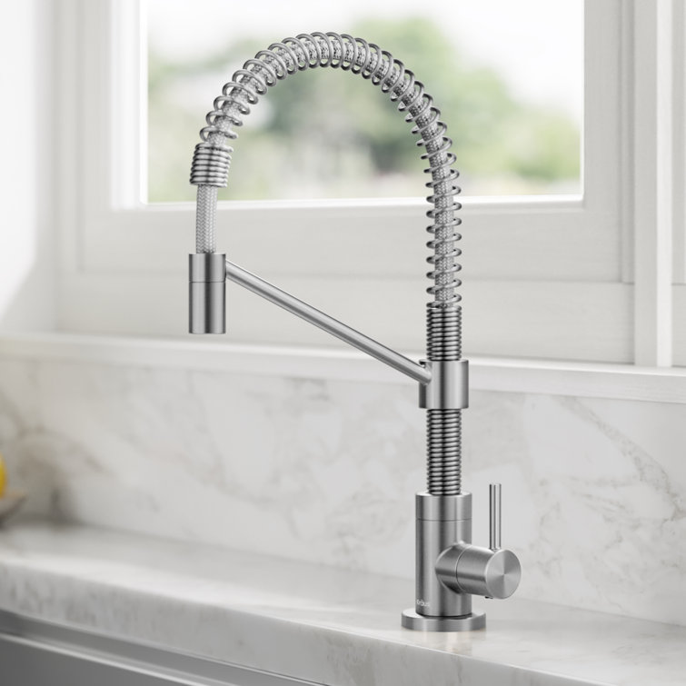 Spot-Free Stainless Steel Single Handle Drinking Water Filter Faucet