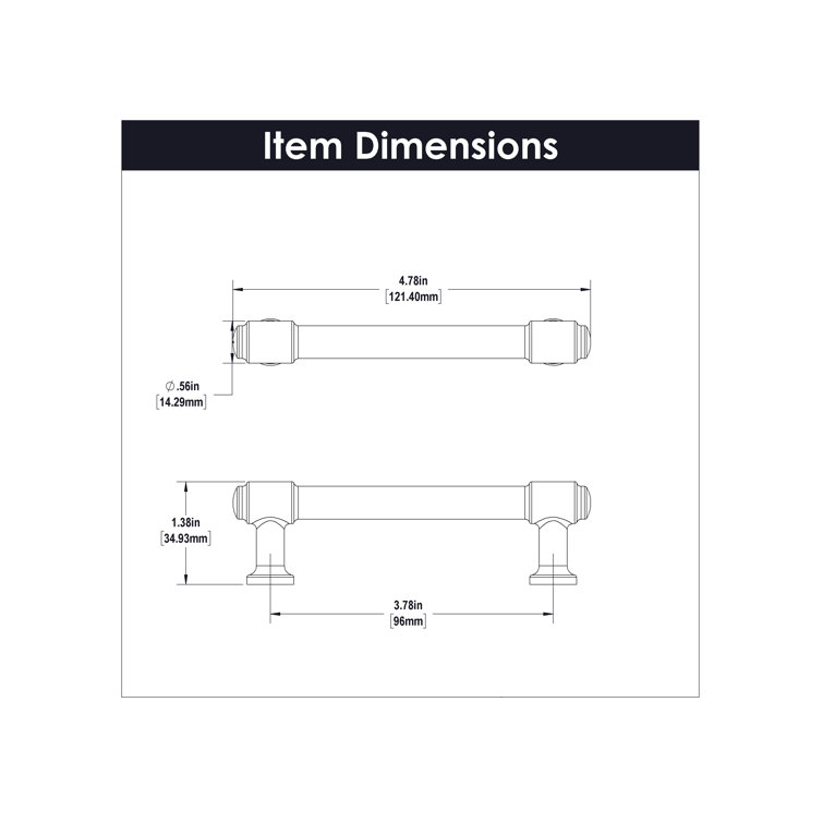 Satin Nickel Brushed Bar Cabinet Pulls with Mounting Hardware