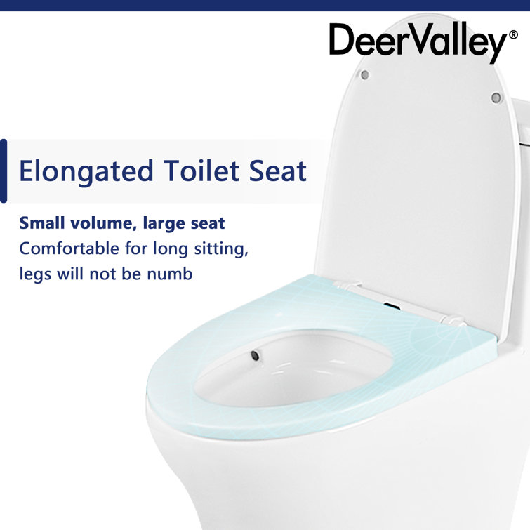 Ally White Ceramic Dual-Flush Elongated One-Piece Toilet