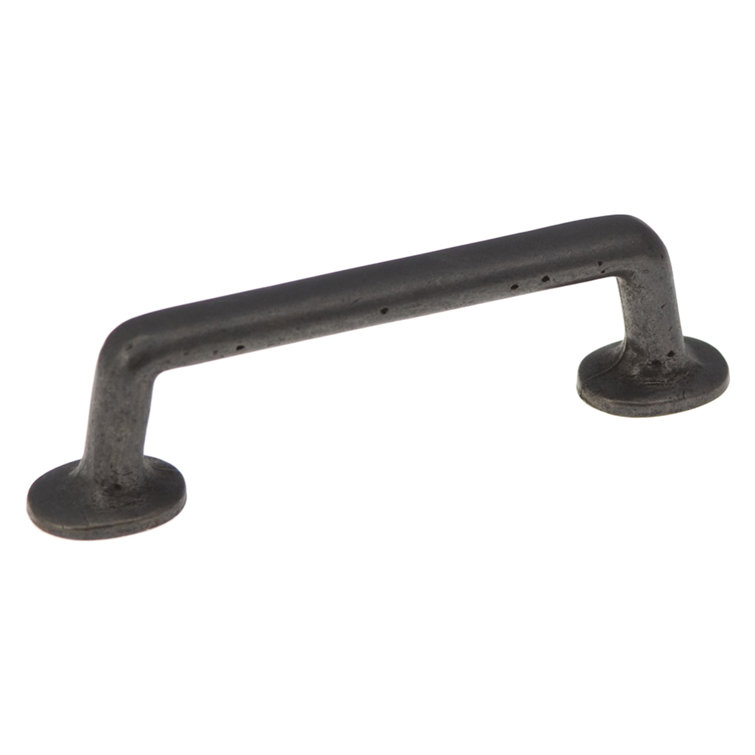 Matte Black Iron 4" Cabinet Bar Pulls, 10-Pack