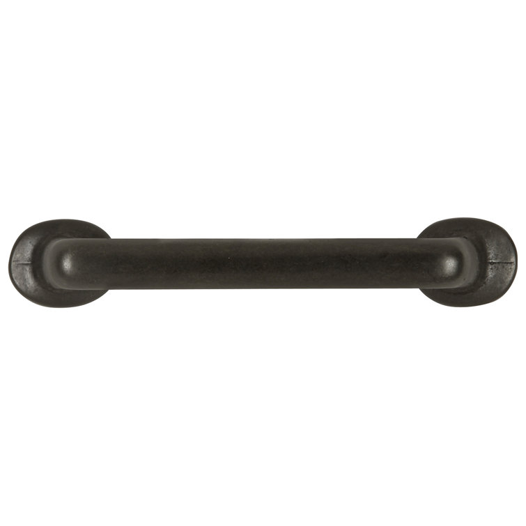 Matte Black Iron 4" Cabinet Bar Pulls, 10-Pack