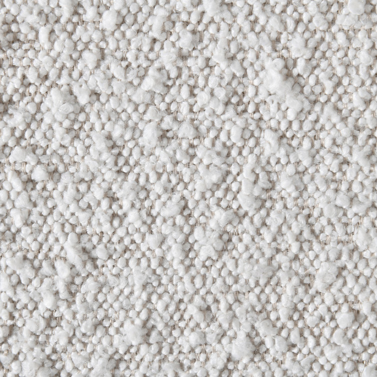 Queen Upholstered Boucle Fabric Bed with Wood Frame