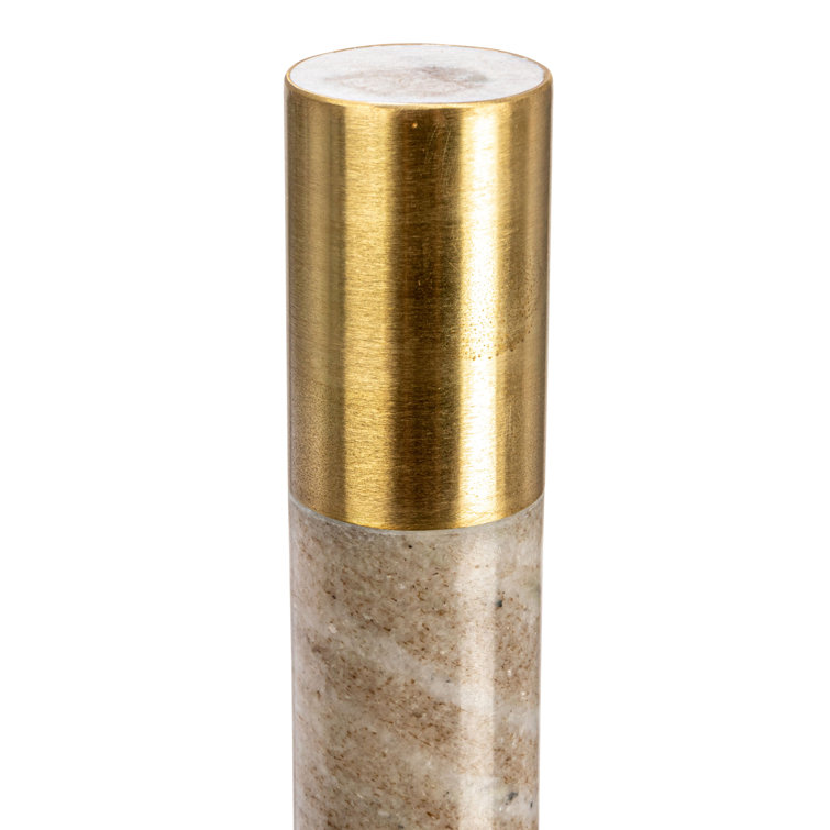 Modern Marble and Brass Paper Towel Holder