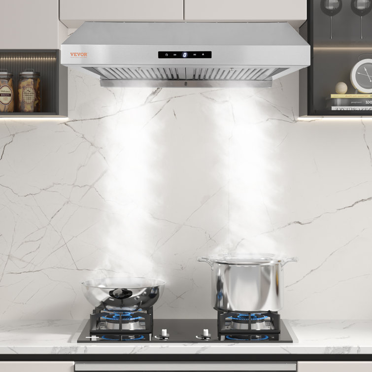 30" Stainless Steel Under Cabinet Range Hood with Charcoal Filter