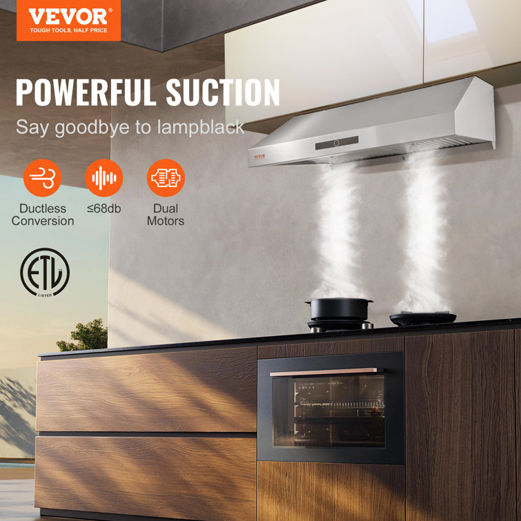 30" Stainless Steel Under Cabinet Range Hood with Charcoal Filter