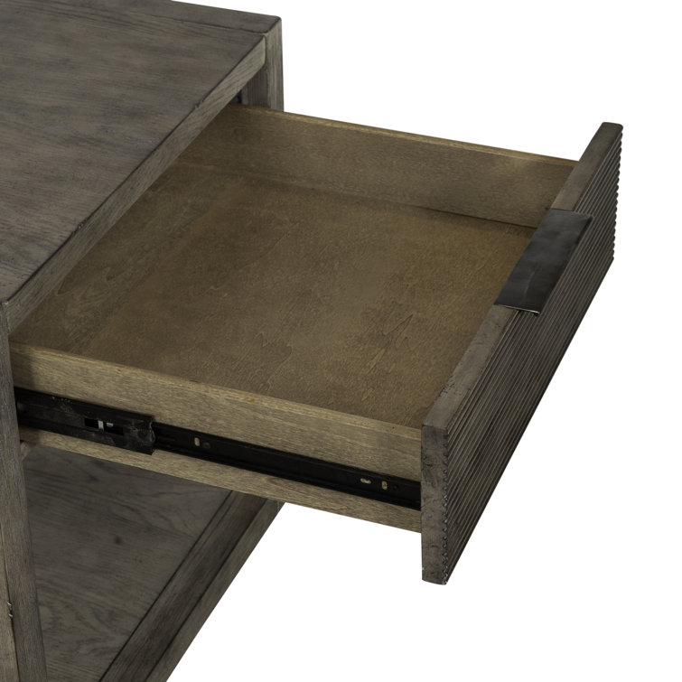 Bartlett Field Dusty Taupe 3-Piece Contemporary Table Set
