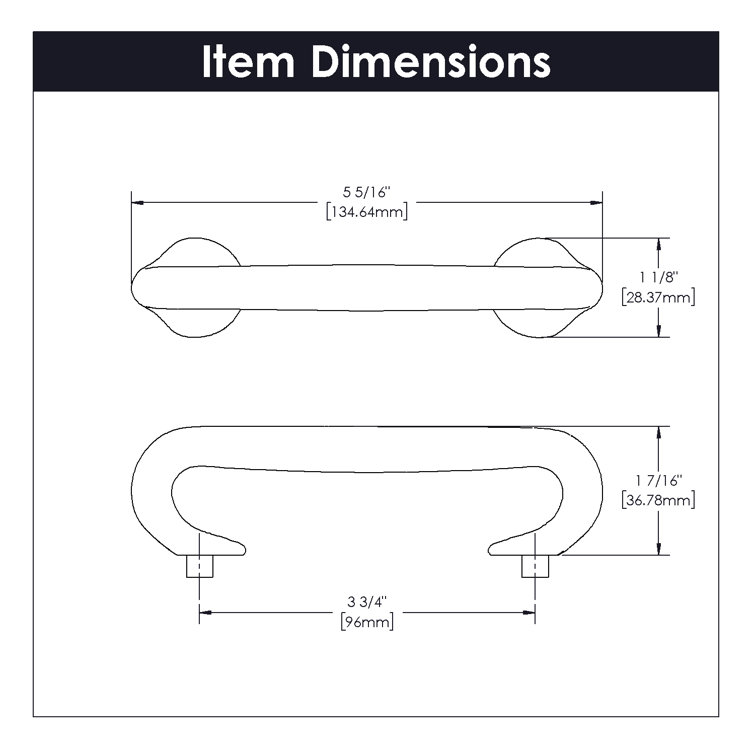Oil-Rubbed Bronze Rustic Bar Cabinet Handles