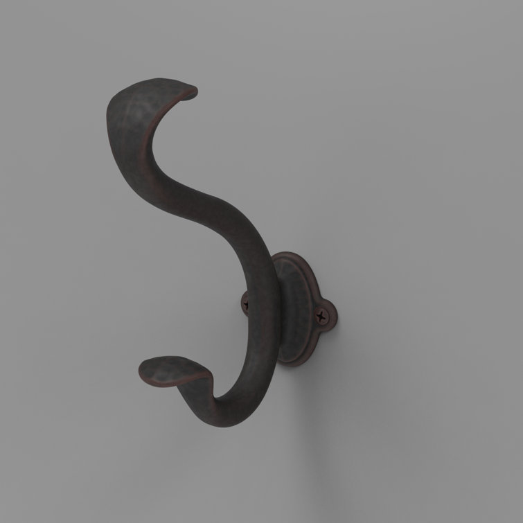 Distressed Bronze Traditional Wall Mount Hook Set