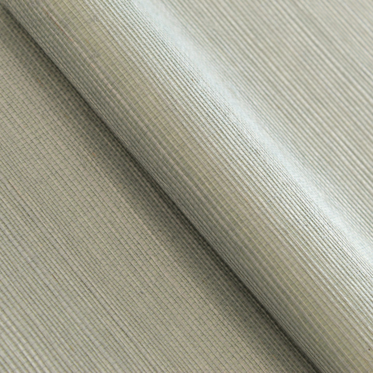 Blue Sage 24' Textured Sisal Grasscloth Wallpaper Roll
