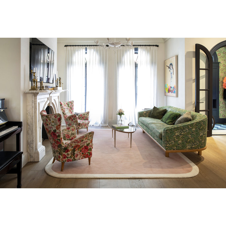 Tallulah Pink Hand Tufted Wool Runner Rug