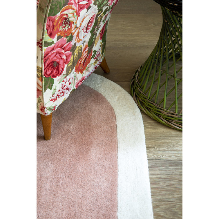 Tallulah Pink Hand Tufted Wool Runner Rug