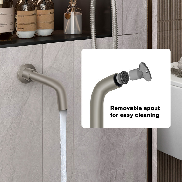 Large Brushed Nickel Dual Rain Shower System with Handheld Spray