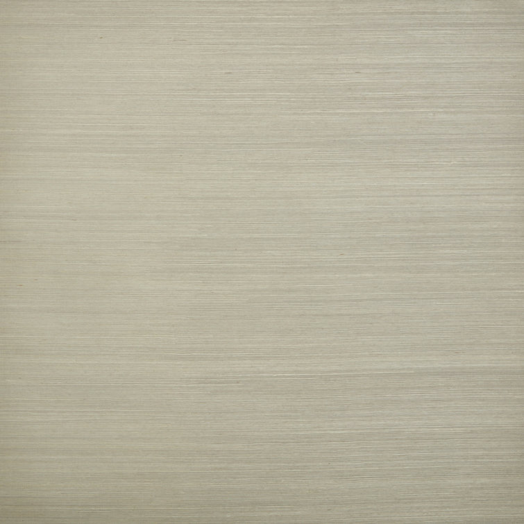 Matte Taupe Sisal Grasscloth Textured Wallpaper Roll
