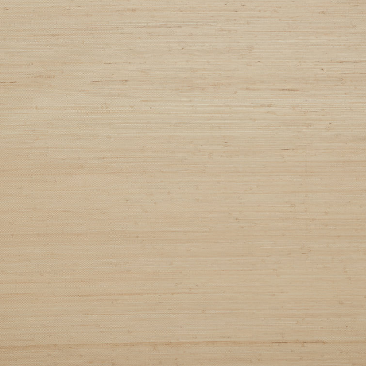 Light Knotted Natural Grasscloth Textured Wallpaper Roll