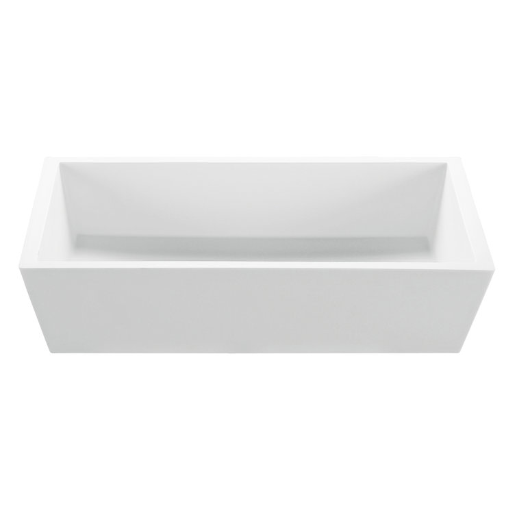Petra Matte White Composite Undermount/Vessel Sink
