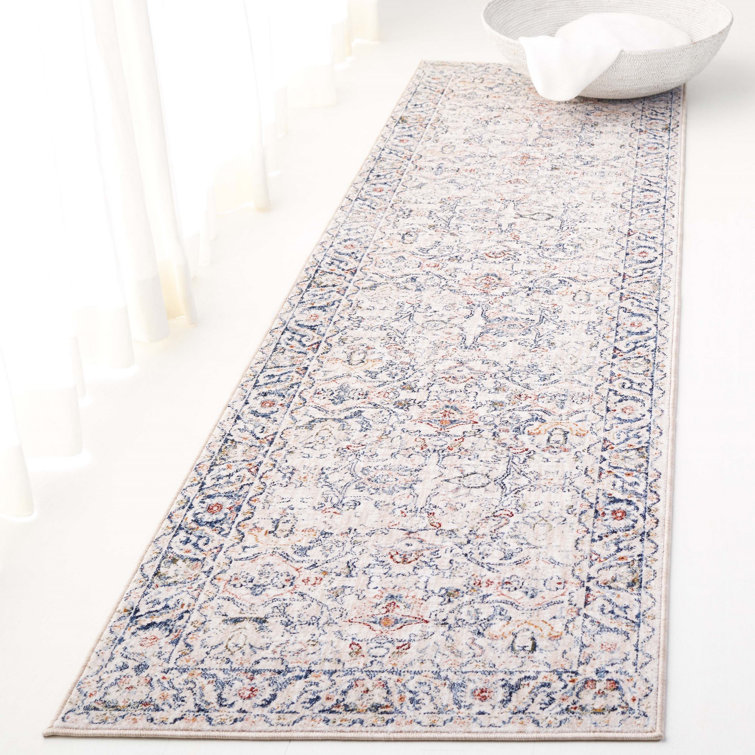 Hand-Knotted Ivory Synthetic 2'2" x 8' Stain-Resistant Runner