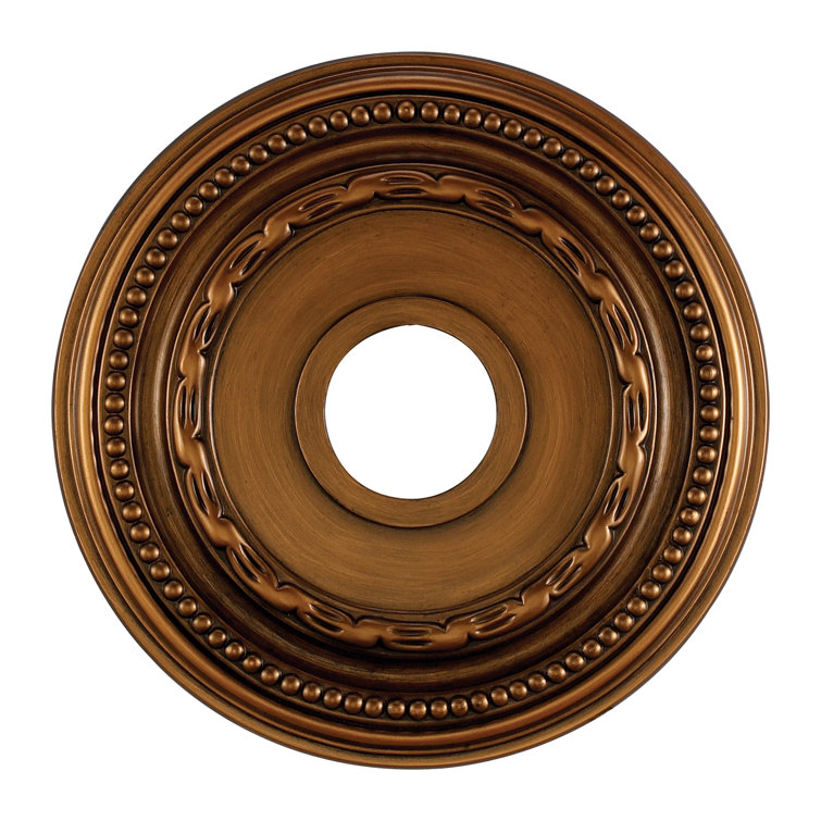 Antique Brass 16-Inch Decorative Ceiling Medallion