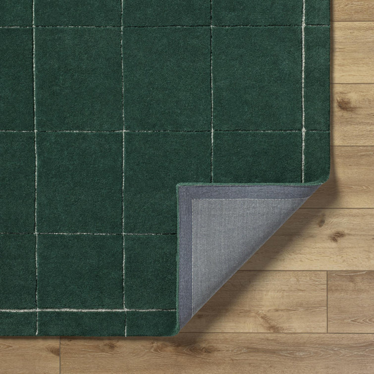 Mallory Green Hand Tufted Wool 8' x 10' Area Rug