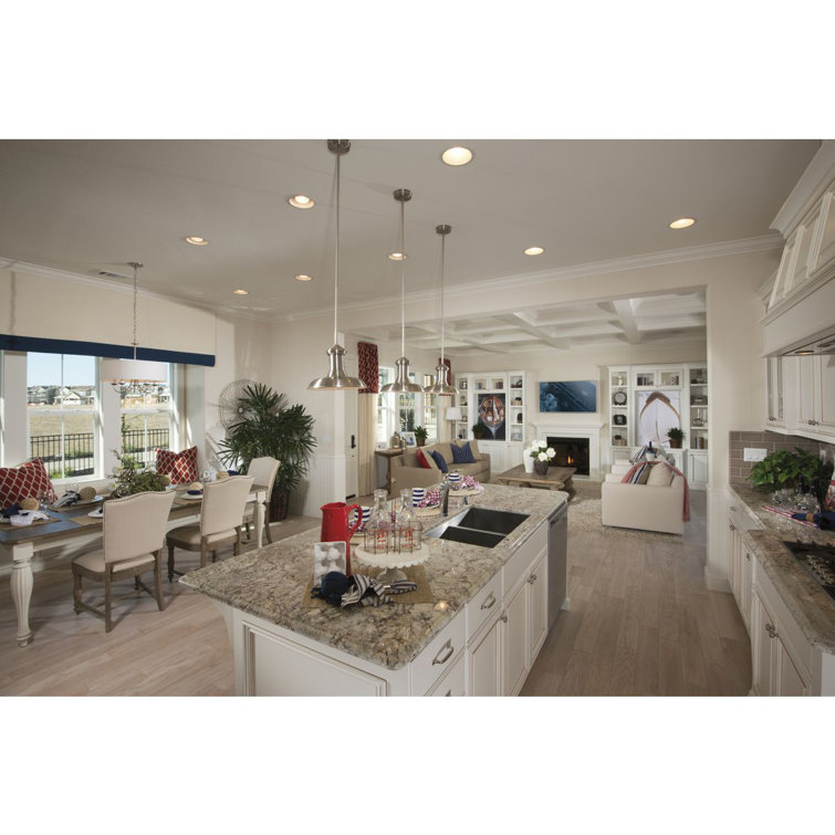 Brookside Brushed Nickel 12" LED Pendant Light