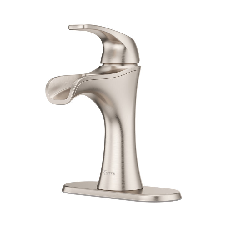 Jaida Elegance Brushed Nickel Single-Control Bathroom Faucet