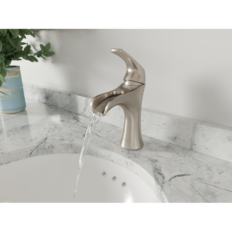 Jaida Elegance Brushed Nickel Single-Control Bathroom Faucet