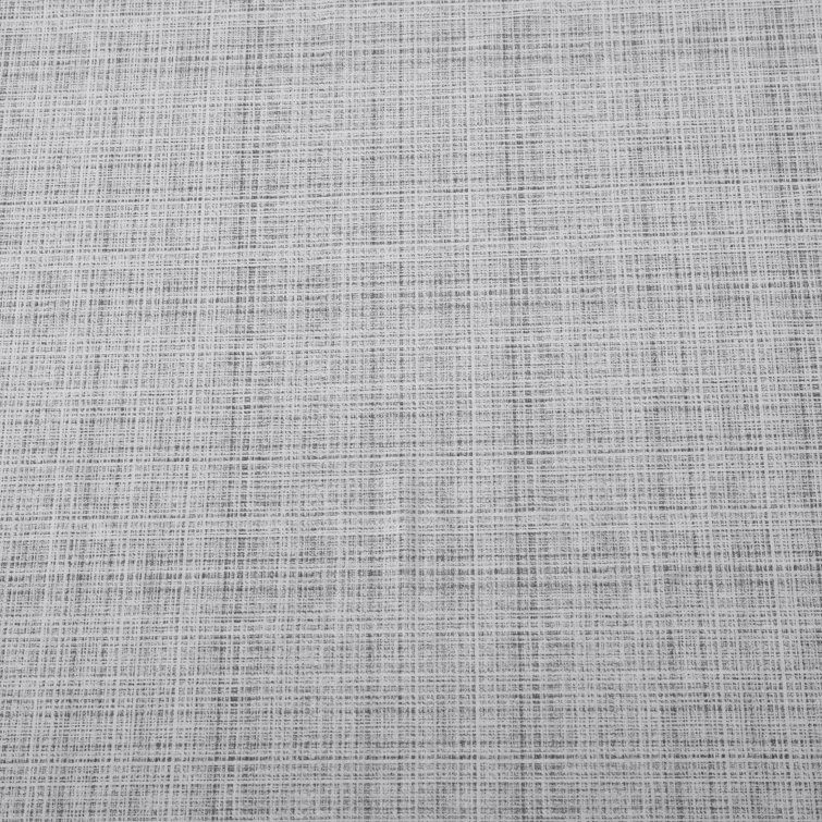 Gray Geometric Cotton Percale Queen Sheet Set
