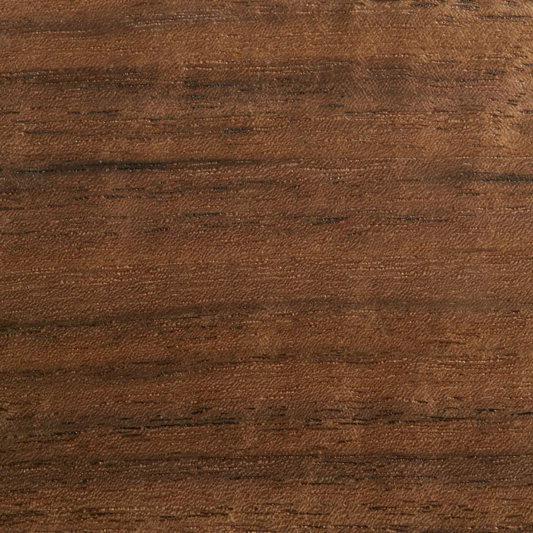 Walnut Capsule-Shaped Wood Console Table