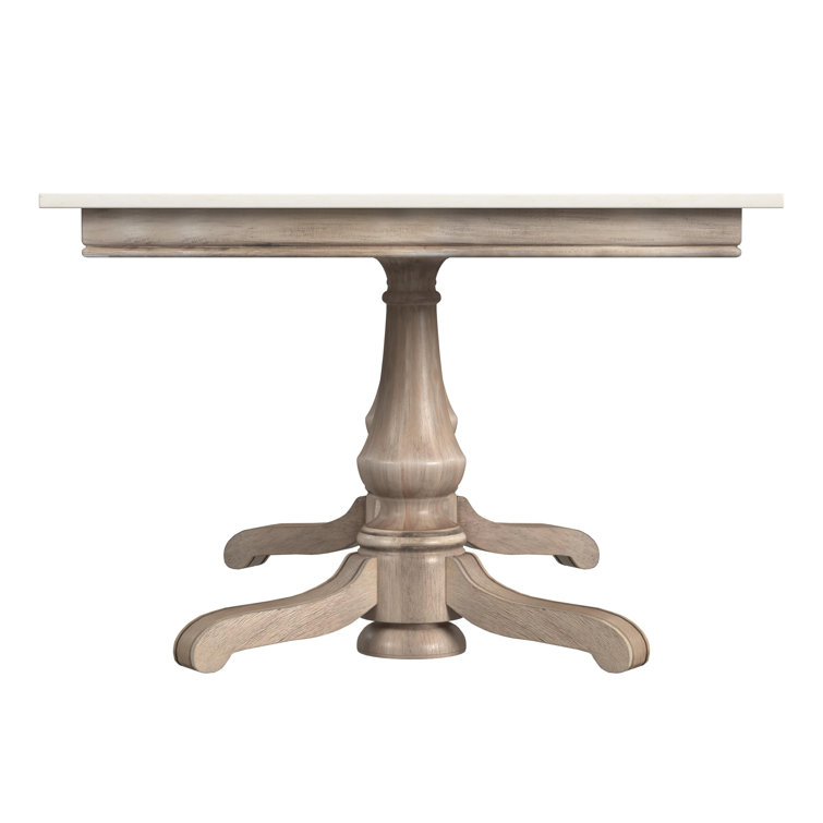 Danielle Beige Marble Top Rectangular Dining Table