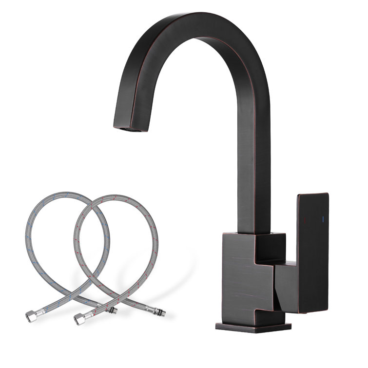 Oil Rubbed Bronze Single Handle Bar Faucet with Ceramic Valve
