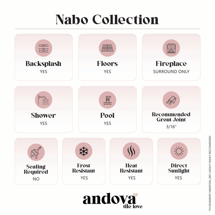 Nabo Fjord Blue Large Format Wood Look Matte Porcelain Tile