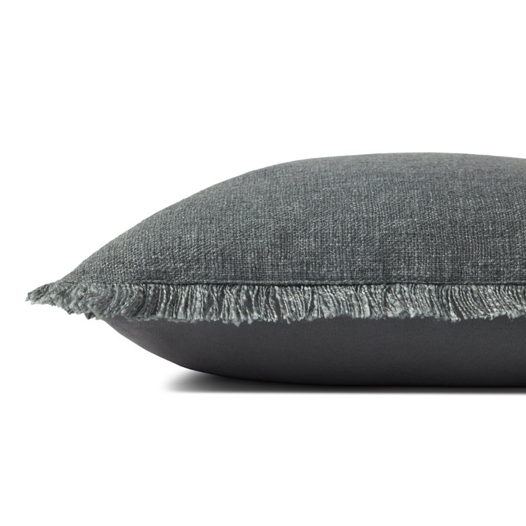 Amber Lewis Blue 22" x 22" Fringed Accent Pillow