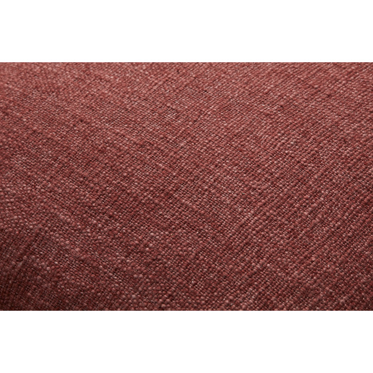 Wine Fringed 18" x 18" Down Accent Pillow