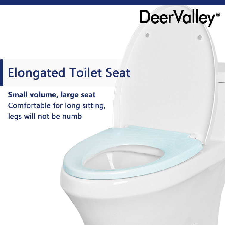 White Elongated One-Piece Dual Flush High Efficiency Toilet