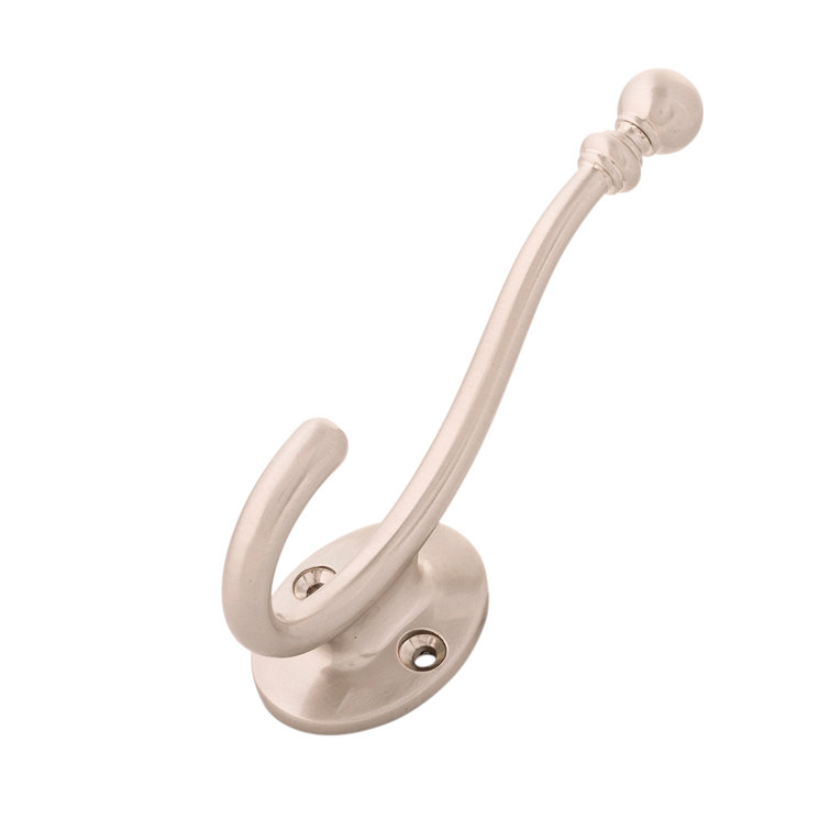 Satin Nickel Metal Wall Hook Set (14-Pack)