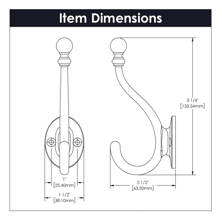 Satin Nickel Metal Wall Hook Set (14-Pack)