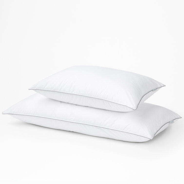 King Size White Hypoallergenic Down Alternative Pillow Set