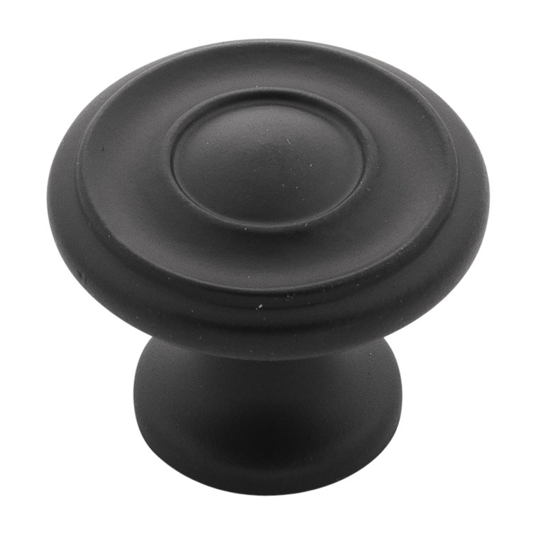 Brushed Nickel Round Mushroom Cabinet Knob 1.25"