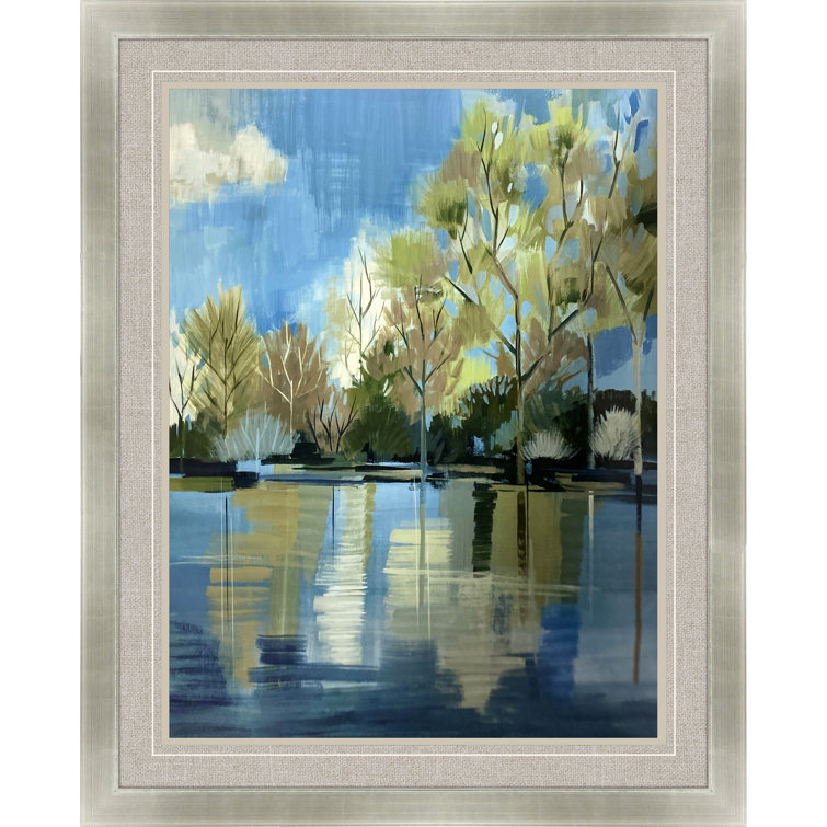 Sarah Lang Silver Framed Acrylic Landscape Print