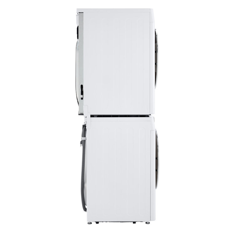 4.2 Cu.ft. White Smart Stackable Front Load Dryer with Steam