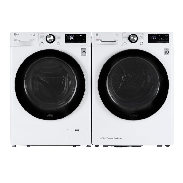 4.2 Cu.ft. White Smart Stackable Front Load Dryer with Steam