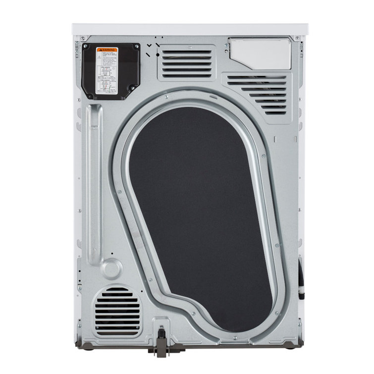 4.2 Cu.ft. White Smart Stackable Front Load Dryer with Steam