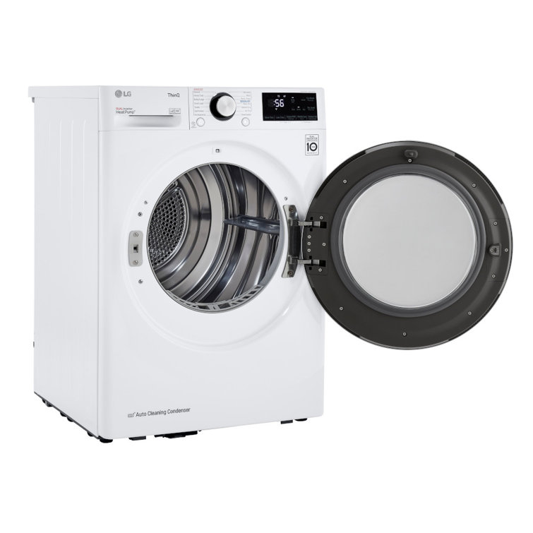 4.2 Cu.ft. White Smart Stackable Front Load Dryer with Steam