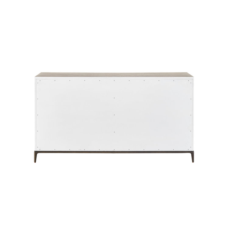 Maren Double White Dresser with Dovetail Drawers