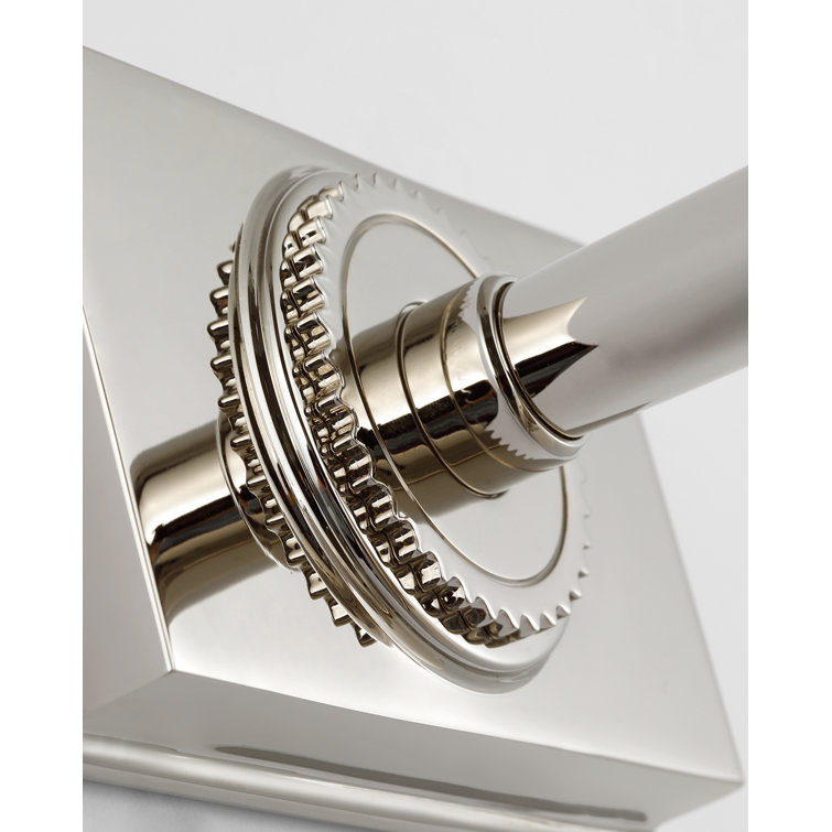 Polished Nickel 7.75" Direct Wired Electric Sconce
